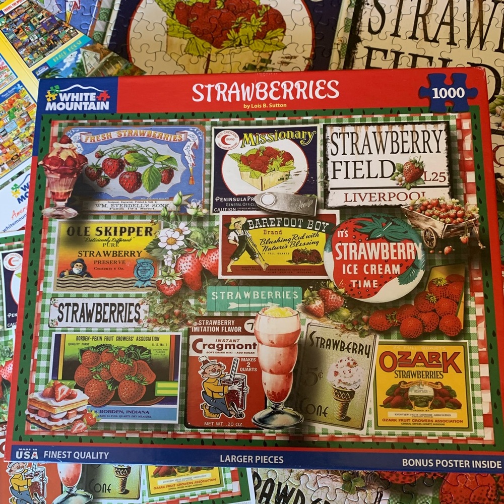 White Mountain Strawberries Puzzle
